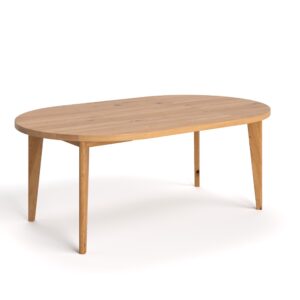 FEED-7-scaled Stół okrągły Luna rozkładany 110 cm + dostawki 2x45 cm, dąb, lakier mat - Outlet Dąb 110 cm Dwie dostawki 45 cm Lakier matowy