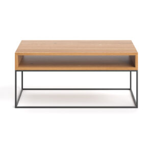 Ława industrialna Loom Buk 100 x 60 cm