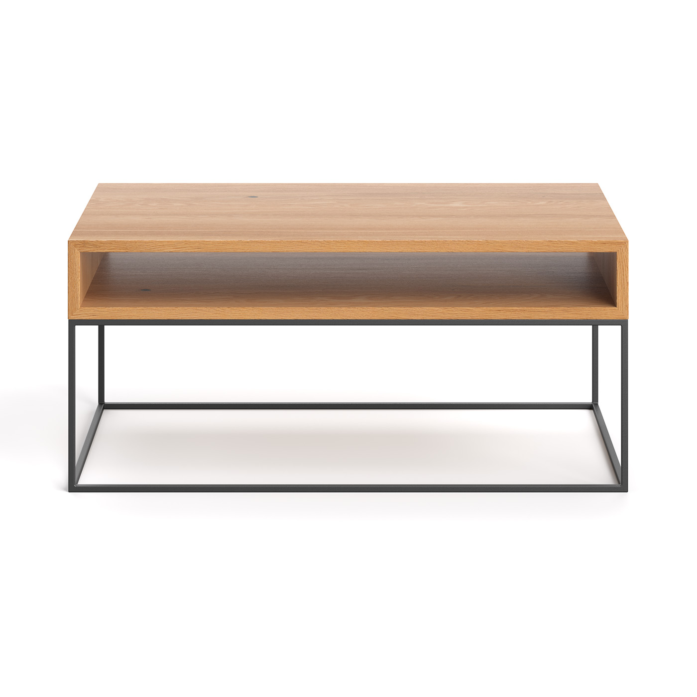 Ława industrialna Loom Buk 80 x 60 cm