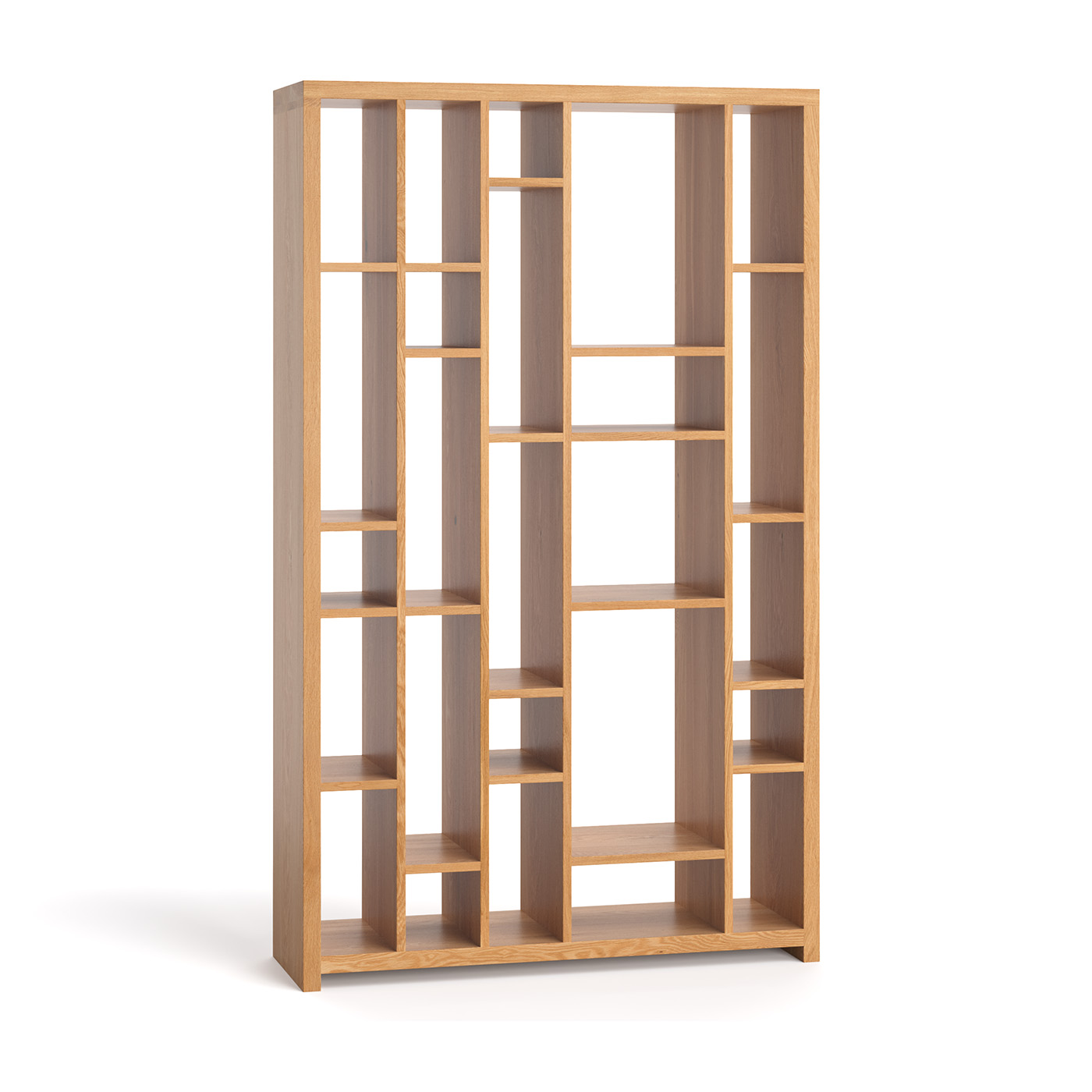 Regał drewniany Nook do salonu Olcha - obrazek 2