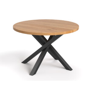 Stol-Aster-1 Stół okrągły Aster z litego drewna Buk 110 cm