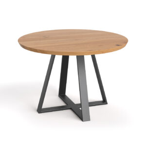 Stol-Cloud Stół okrągły industrialny Cloud Buk 100 cm