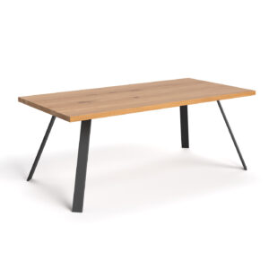Stół Lige z naturalnego drewna Jesion 220x80 cm