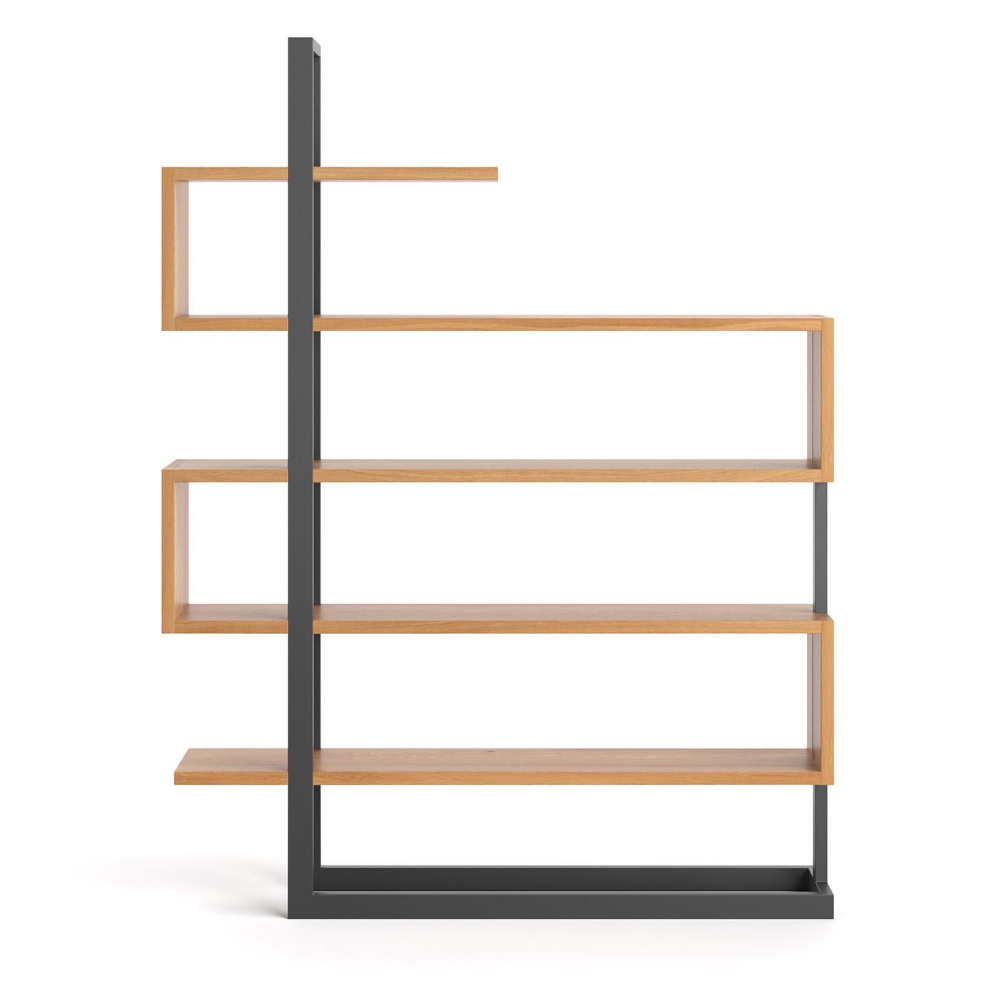 Regał Veer z litego drewna Olcha - obrazek 2